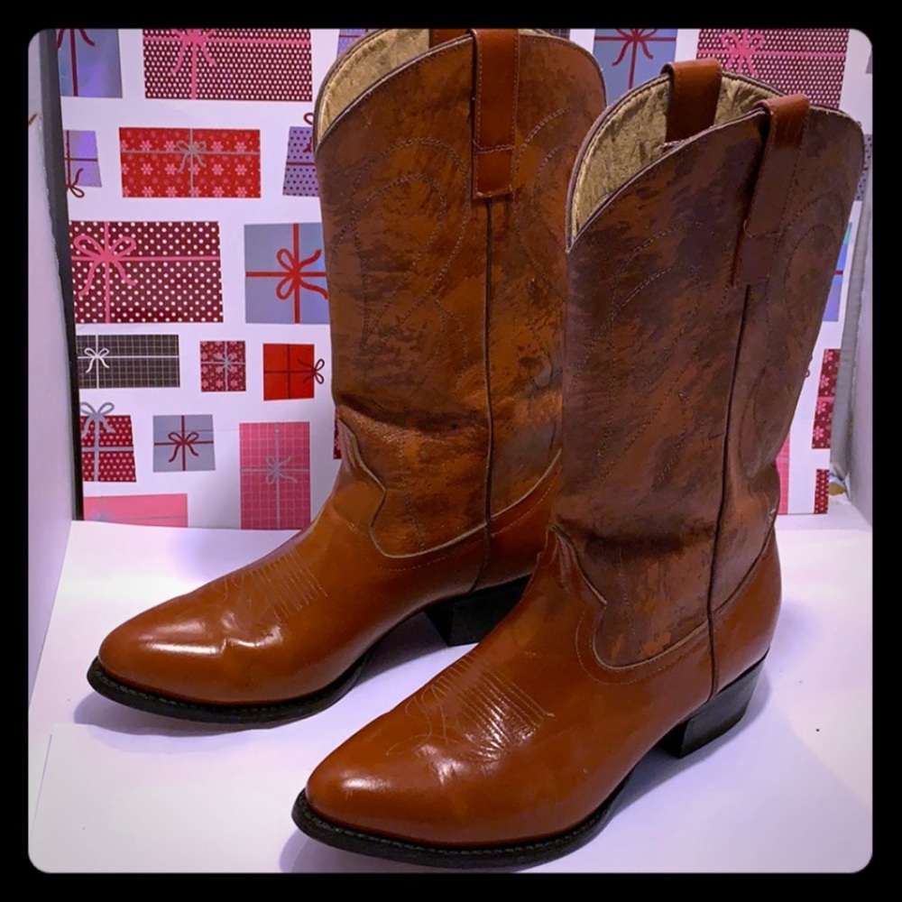 GentlyUsed Israel Mens Riding Boots. Size: 7.5 - Picture 3 of 16